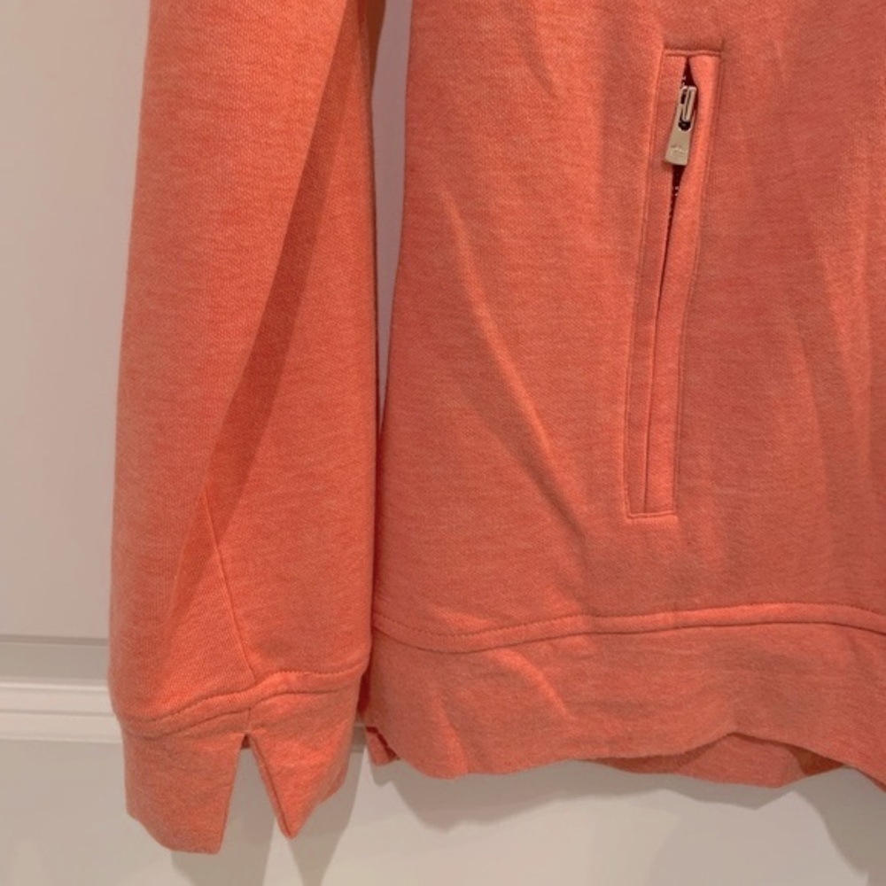 Peter Millar Houston Open Golf Orange Full Zip Sweatshirt Size Small - Picture 5 of 5